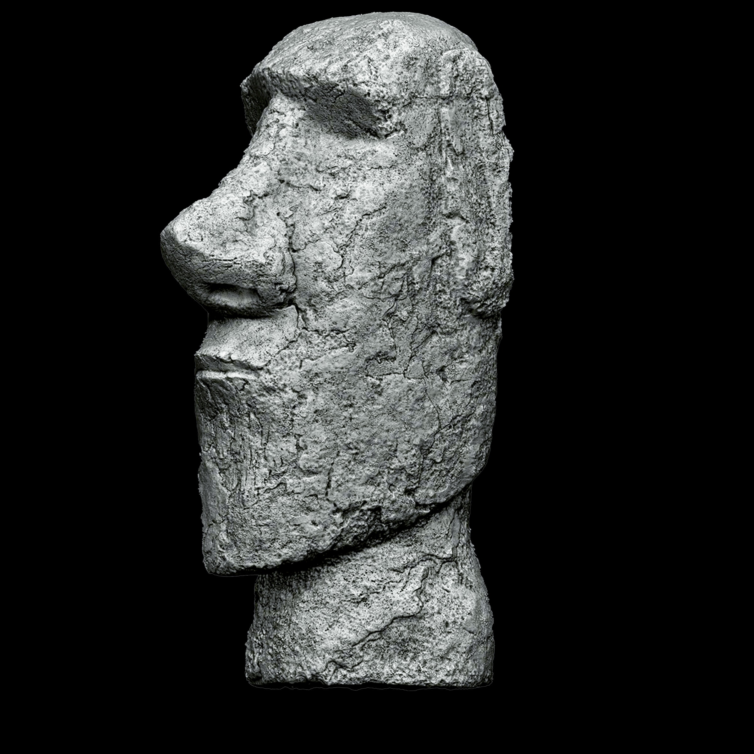 Moai environment prop — Three Colonist Studios