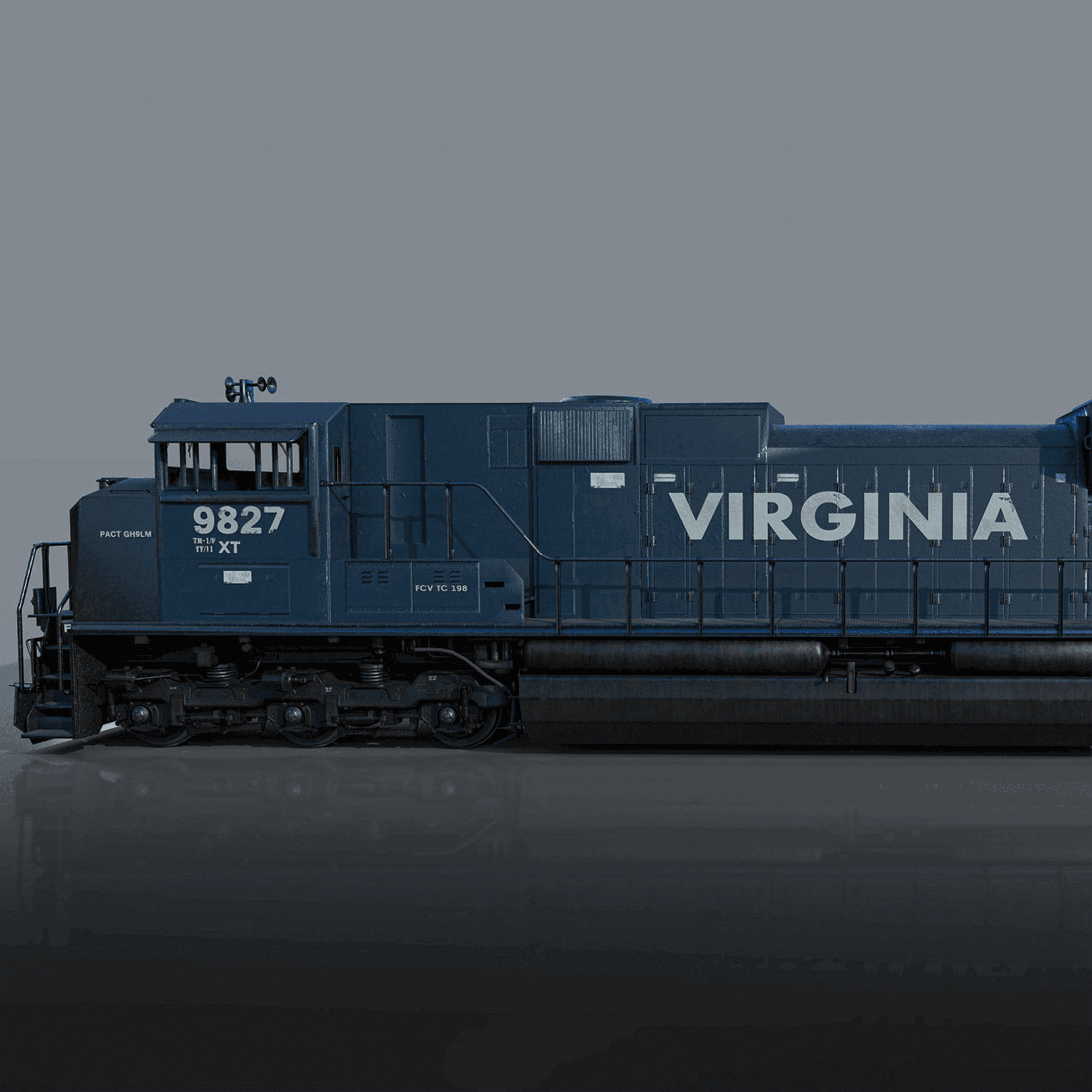 Diesel Locomotive Engine
